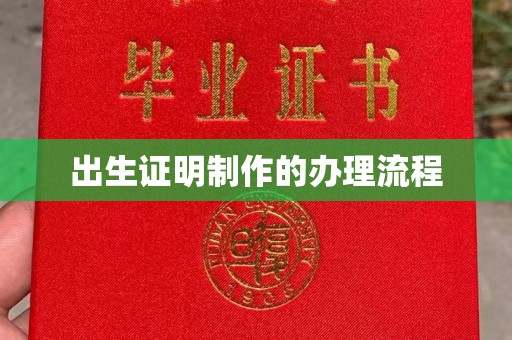 寻甸出生证明制作的办理流程