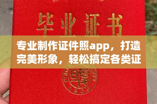 寻甸专业制作证件照app，打造完美形象，轻松搞定各类证件照