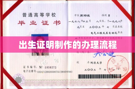 寻甸出生证明制作的办理流程
