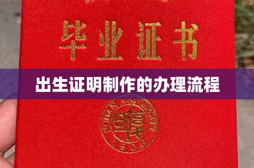 寻甸出生证明制作的办理流程
