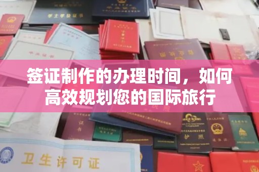 寻甸签证制作的办理时间，如何高效规划您的国际旅行