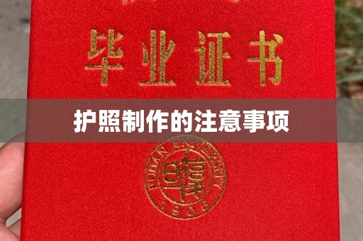 寻甸护照制作的注意事项