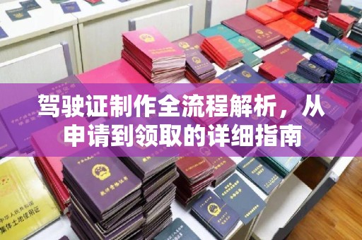 寻甸驾驶证制作全流程解析，从申请到领取的详细指南